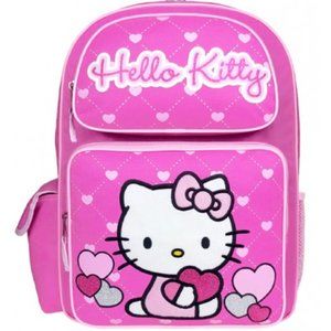 Hello Kitty Heart Pink Large Backpack